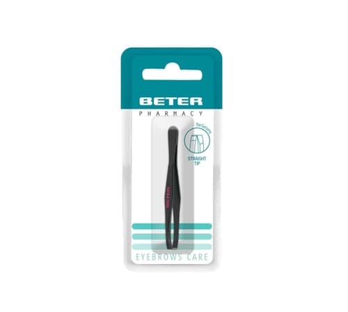 BETER BLUED STRAIGHT TIP TWEEZERS # 24003