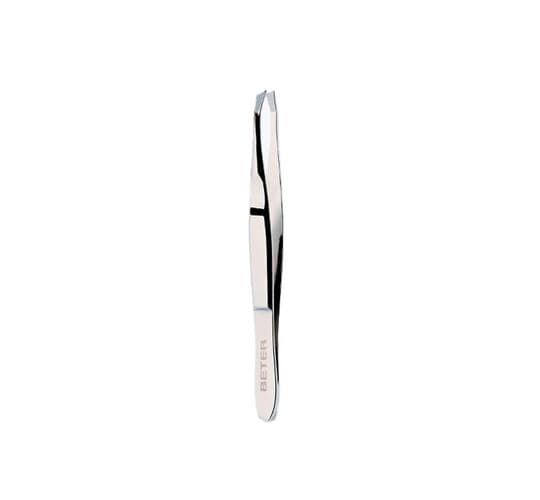 BETER CHRMPLATE CRAB SLANTED TIP TWEEZERS #24076