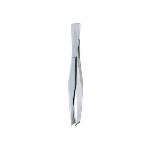 BETER CHROMEPLATED SLANTED TIP TWEEZERS #24017