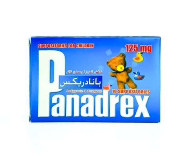 PANADREX 125MG SUPP