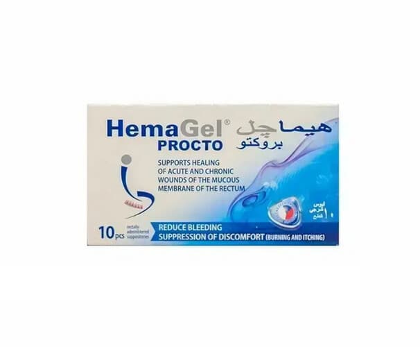 HEMAGEL PROCTO SUPPOSITORIES- 10'S