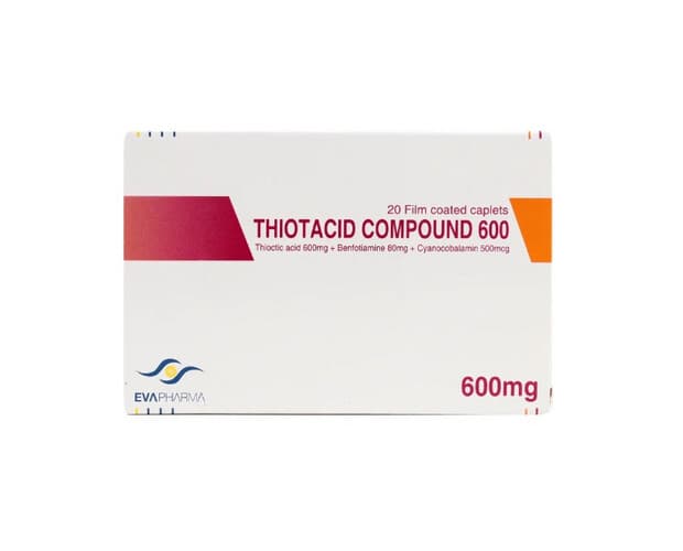 THIOTACID COMPOUND 600MG 20CAPS