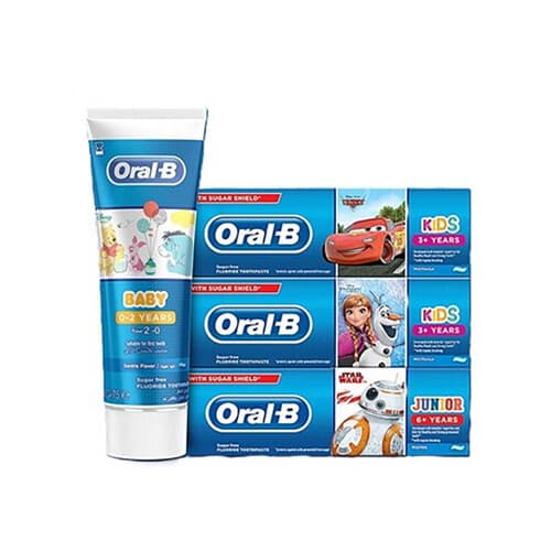 ORAL-B KIDS/BABY/JUNIOR STR WRS PASTE ALL TYPE 75ML