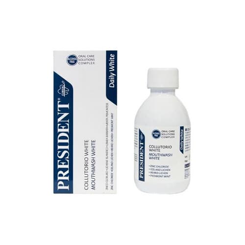 PRESIDENT WHITE MOUTHWASH 200ML