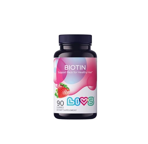 LIVS BIOTIN 10000MCG GUMMIES 90 GUM.