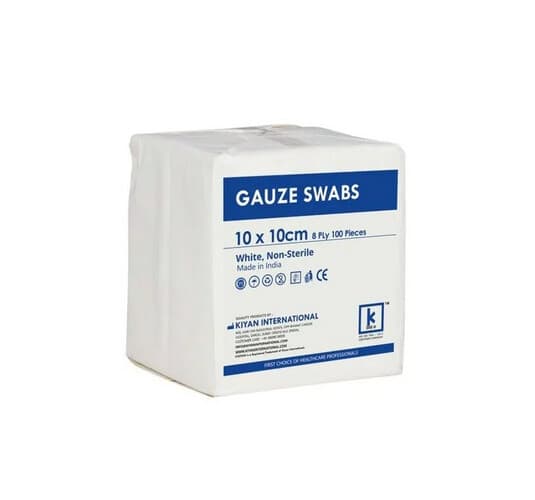 GAUZE SWABS 10X10CM