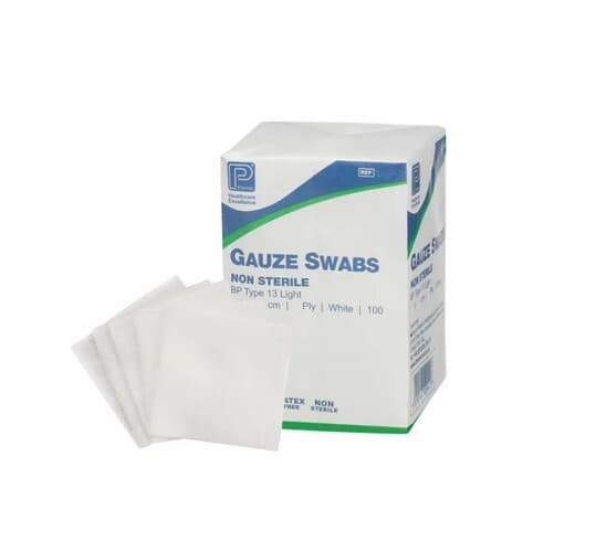 GAUZE SWABS 5X5CM