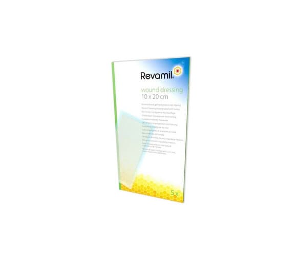 REVAMIL WOUND DRESSING 10X20CM BOX 5SHEETS