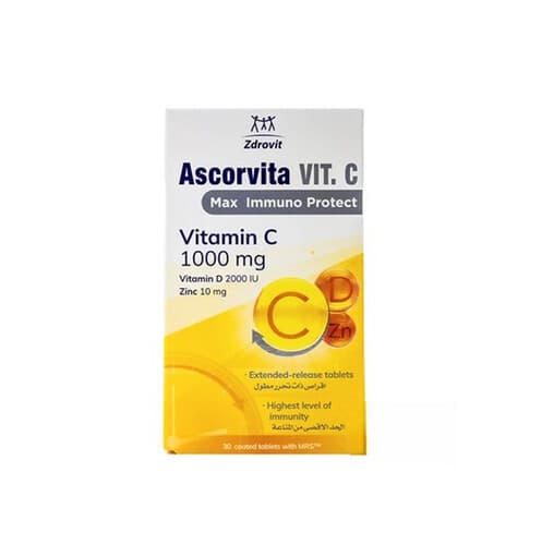 ASCORVITA VITAMIN C 1000MG 30TAB