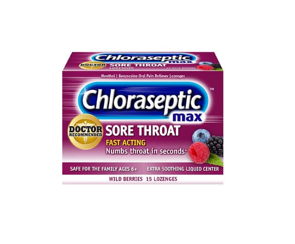 CHLORASEPTIC MAX WILDBERRIES 15LOZ