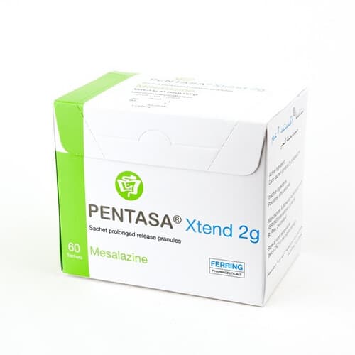 PENTASA XTEND 2GM 60 SACHETS