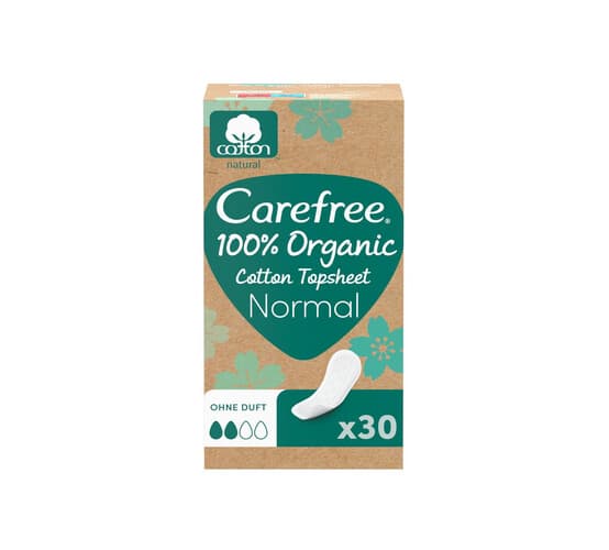 CAREFREE ORGANIC COTTON NORMAL -30PADS