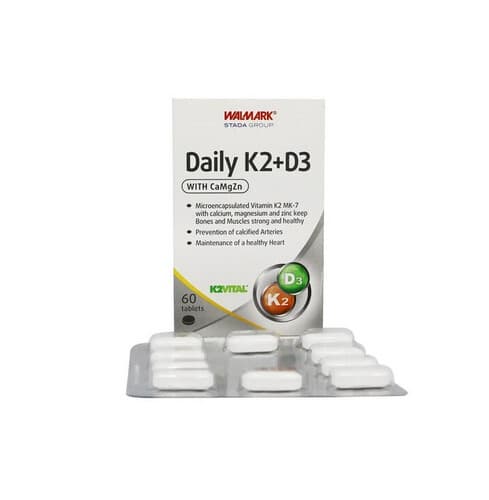 DAILY K2+D3 WITH CALCIUM MAGNESIUM ZINC 60 TAB