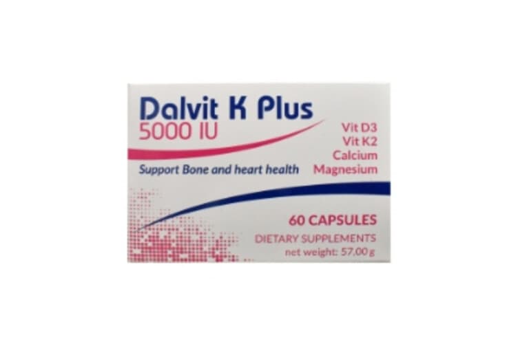 DALVIT K PLUS 5000IU 60 CAP