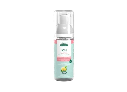 ALEVA NATURAL 2 IN 1 SENSITIVE SHAMPOO + BODY WASH -200ML