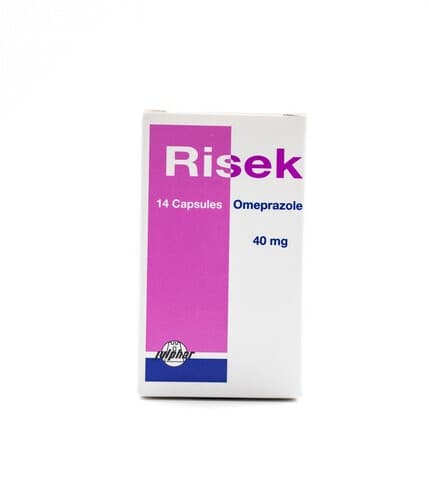 RISEK 40MG 14 CAP