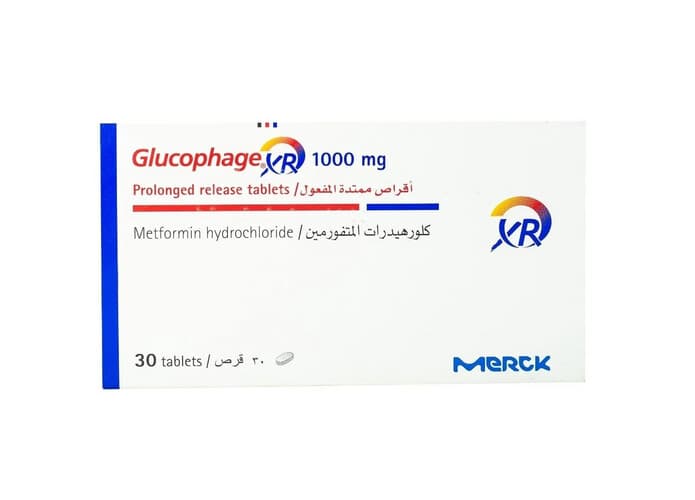GLUCOPHAGE XR 1000MG 30TAB
