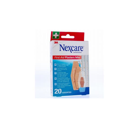 NEXCARE FIRST AID MIX PLASTER - 20PCS
