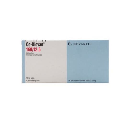 CO-DIOVAN 160/12.5 MG FC 28 TAB