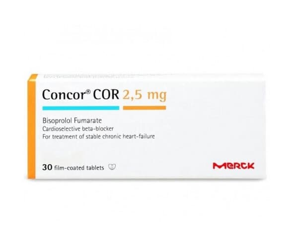 CONCOR COR 2.5MG 30 TAB