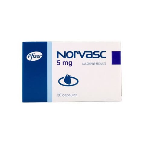 NORVASC 5MG 30 CAP