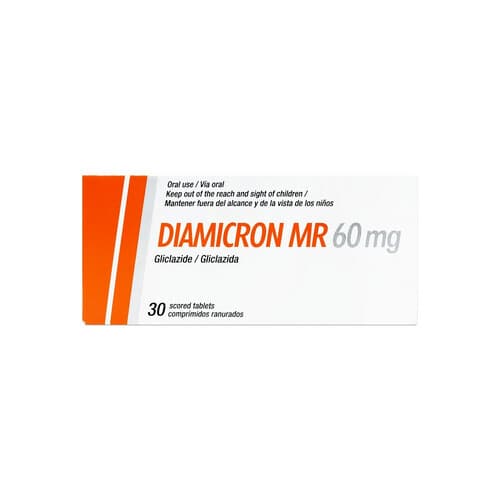 DIAMICRON 60MG MR 30 TAB