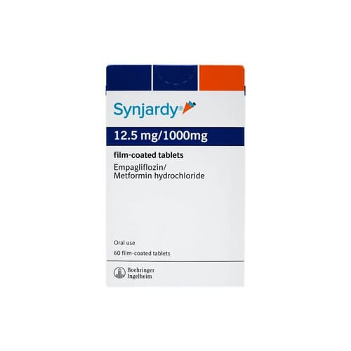 SYNJARDY 12.5/1000 MG FC 60 TAB