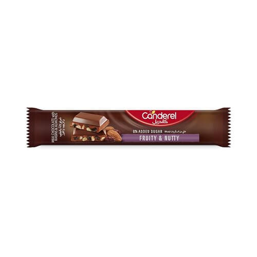 CANDEREL CHOCOLATE FRUIT&NUTS 27GM