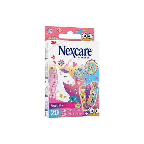 NEXCARE HAPPY KIDS BANDAGES 20PCS
