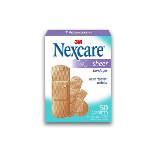 NEXCARE SHEER BANDAGES - 50PCS