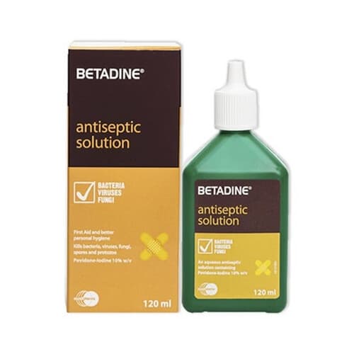 BETADINE ANTISEPTIC SOLUTION 120ML