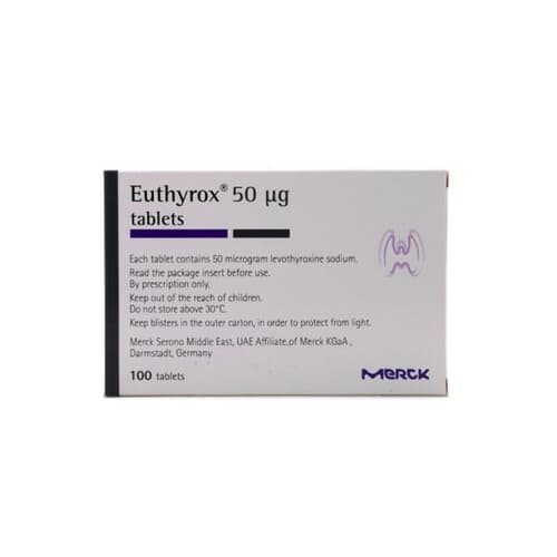 EUTHYROX 50MCG 100 TAB