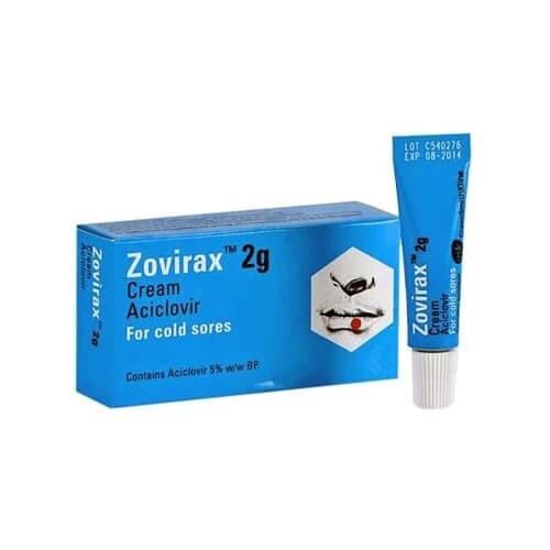 ZOVIRAX 5% LIP CREAM 2 GM