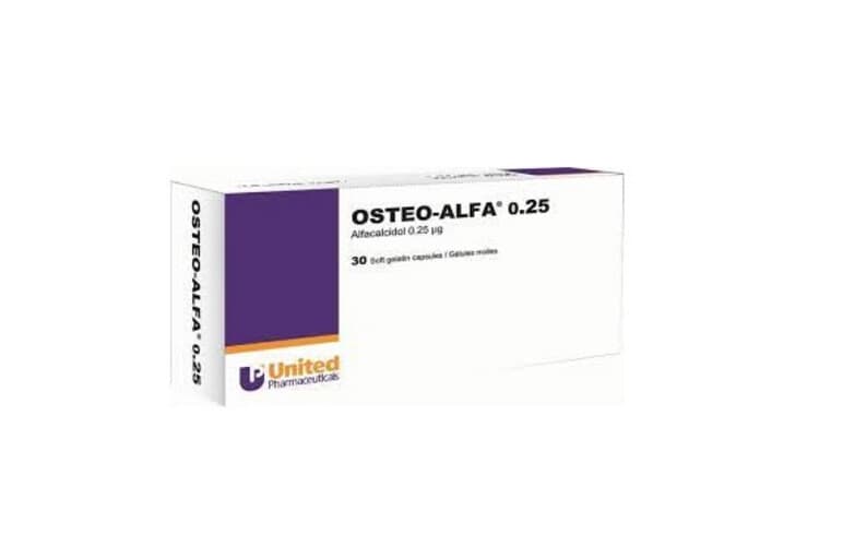 OSTEO-ALFA 0.25MCG 30CAP