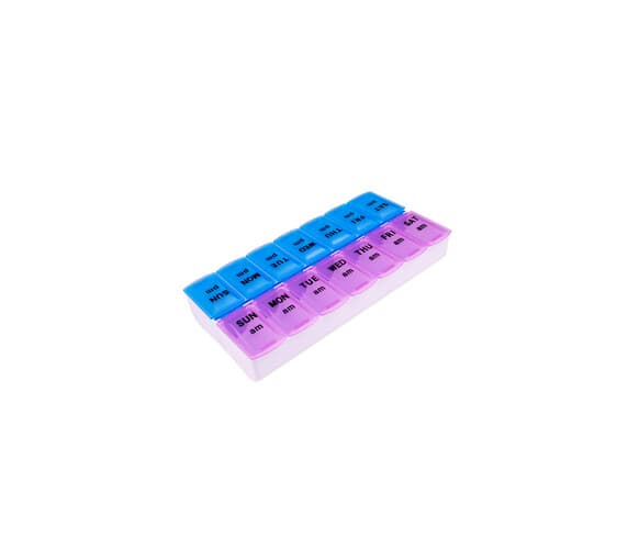 PILL BOX TWICE A DAY WEEKLY