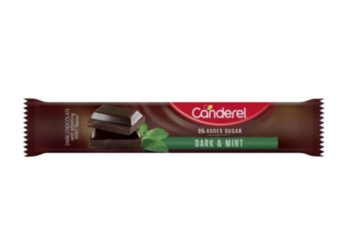 CANDEREL DARK CHOCOLATE & MINT 30GM