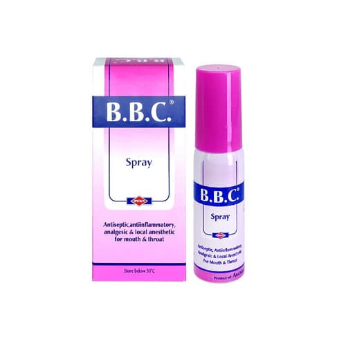 B.B.C MOUTH&THROAT SPRAY 25ML