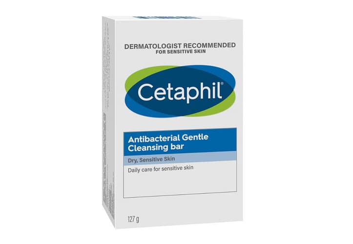 CETAPHIL ANTIBACTERIAL GENTLE CLEANSING BAR 127GM