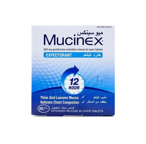 MUCINEX 600MG 20TAB