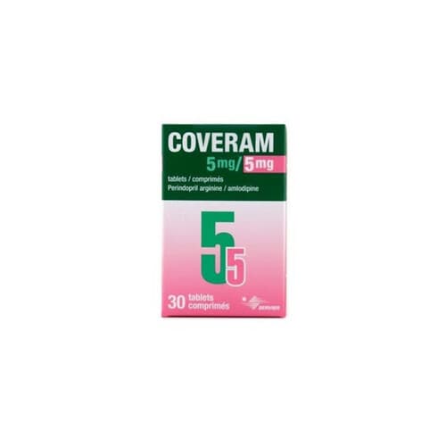 COVERAM (Perindopril arginine / Amlodipine) 5/5MG 30TAB