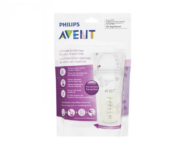 AVENT BREAST MILK STORAGE BAGS 180ML