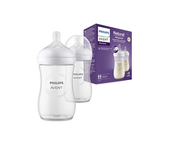 AVENT NATURAL RESPONSE 3.0 FEEDING BOTTLE 260ML X2