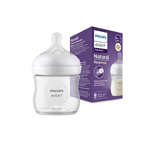 AVENT NATURAL RESPONSE FEEDING BOTTLE -125ML