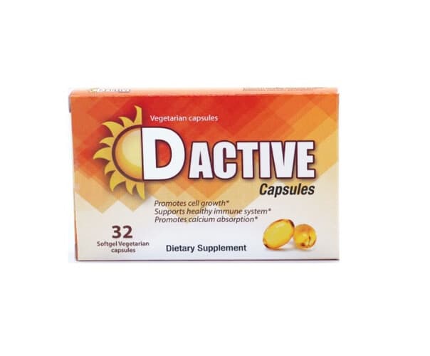 D-ACTIVE 5000IU 32 CAP