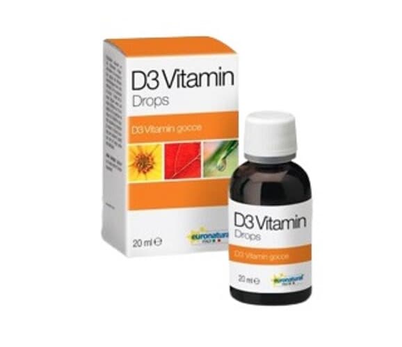 VITAMIN D3 DROPS 20ML EURONATURAL